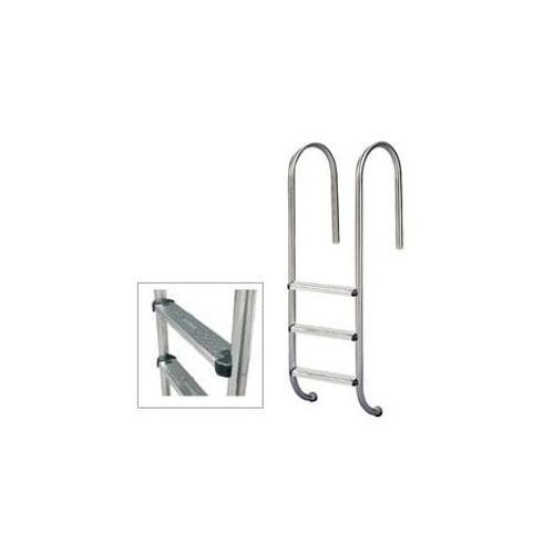 Échelle droite en Inox avec 3 marches