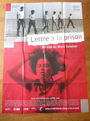 Lettre À La Prison De Marc Scialom - Affiche De Cinéma 120 X 160 Cm