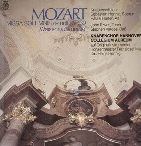 Missa Solemnis C-Moll Kv 139, , Knabenchor Hannover, Collegium Aureum, Heinz Hennig