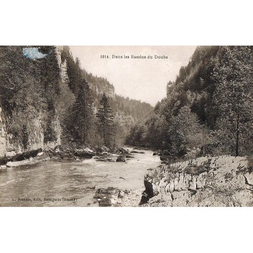 Carte Postale Ancienne, France, Doubs ( 25 ), Dans Les Bassins Du Doubs