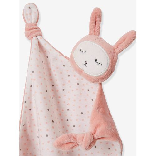 Doudou Lapin Rose Vertbaudet Etoiles Peluche Jouet Bebe Naissance