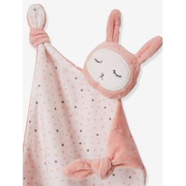 Doudou Lapin Rose Vertbaudet Etoiles Peluche Jouet Bebe Naissance