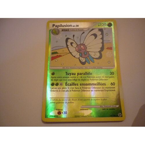Carte Pokemon "Duel Au Sommet " Papilusion 120pv 14/106 Reverse