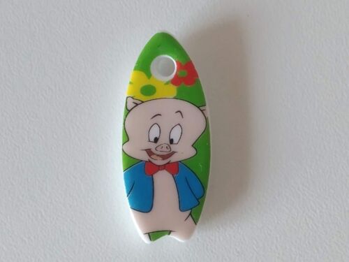 Fève Brillante Porcelaine Les Looney Tunes Planches De Surf - Wb 2008 - Porky Pig