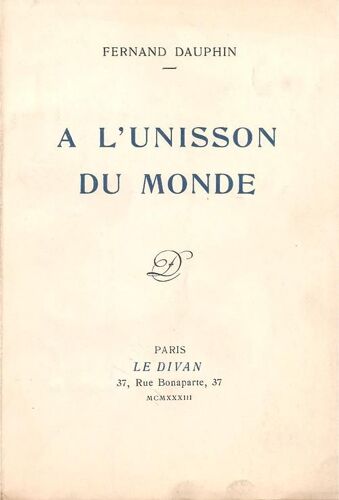 A L'unisson Du Monde