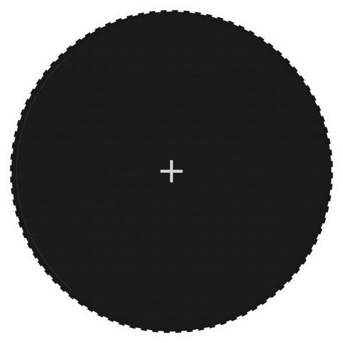 Vidaxl Tapis De Saut Tissu Noir Pour Trampoline Rond De 4,57 M