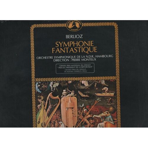 Disque Vinyle 33t Symphonie Fantastique. Par L'orchestre Symphonique Dela N.D.R. De Hambourg Sous La Direction De Pierre Monteux
