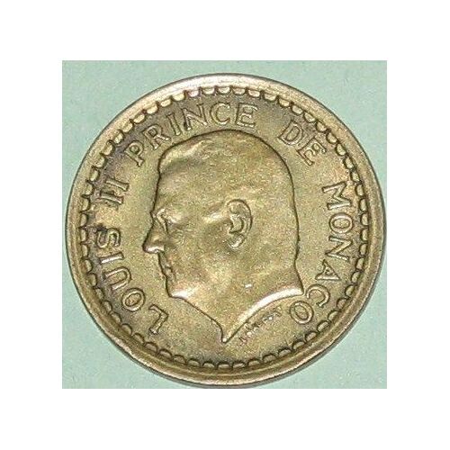 1 Franc Louis Ii Monaco