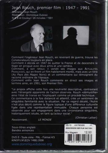 Jean Rouch, Premier Film: 1947 - 1991