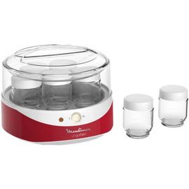 Moulinex Yogurteo YG229510 - Yaourtière - 13 Watt - blanc/rouge