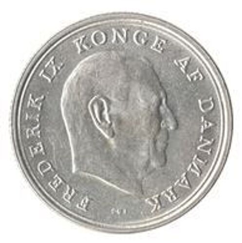 Pièce 1 Couronne Danemark - 1970