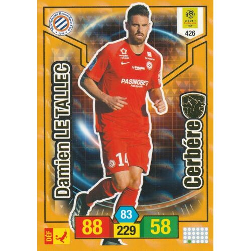 Carte Panini Foot - Adrenalyn Xl 2019 / 2020 - 426 - Damien Le Tallec - Montpellier - Cerbere