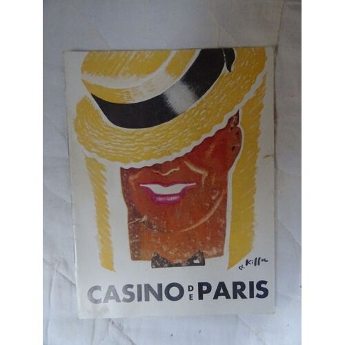 Programme Du Casino De Paris 1937