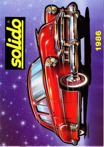 Solido  N° 1986 : Catalogue Solido 1986