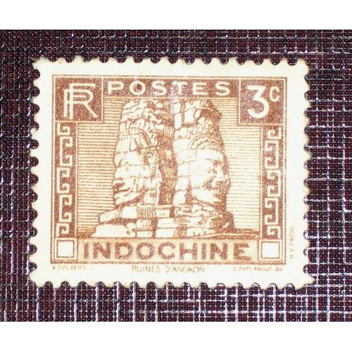 Anciennes Colonies Françaises - Indochine N° 157 Oblitéré De 1931-39 - 3c Brun « Jonque »