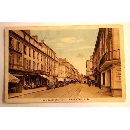 Carte Postala Ancienne Mayenne Laval Rue De La Paix