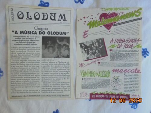 Boletim Olodum (Dezembro 1992) No.14 [Accompanied By] Melomanews Ano 1, No.1