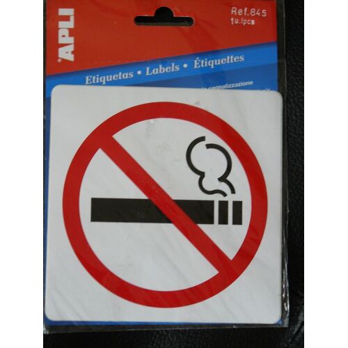 Autocollant "Interdiction De Fumer"