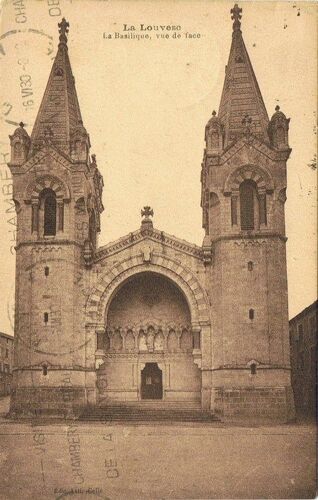 La Louvesc, La Basilique S.T.Règis, L'abri Du Pèlerin 10 Cartes Anciennes
