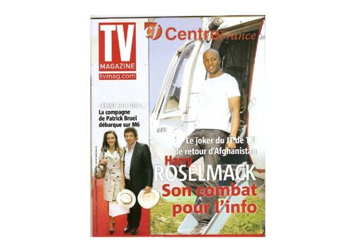 Tv Magazine  N° 2010 : Harry Roselmack   Son Combat Pour L' Info