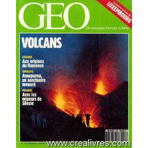 Géo N°141, Novembre 1990 -Volcans