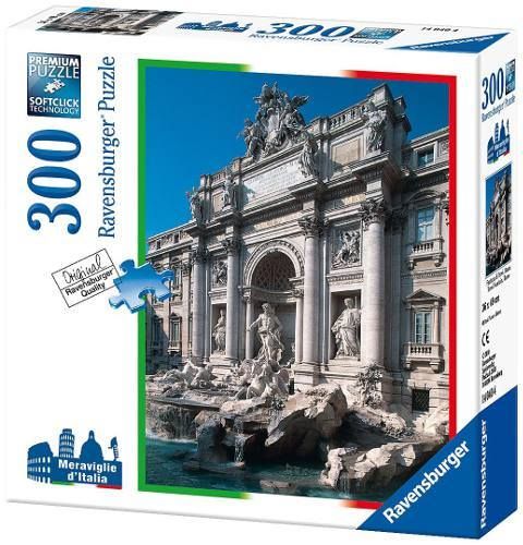 Puzzle 300 Pièces Italie, Rome - La Fontaine De Trevi