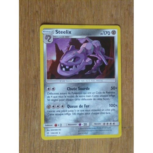 Carte Pokemon Steelix Brillante 170 Pv