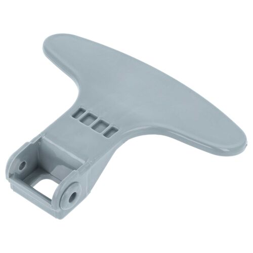 vhbw Poignée compatible avec Beko 7107591100, 7107591200, 7107542300, 7107542500, 7107542200 machine à laver plastique gris