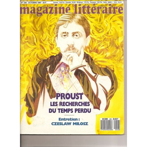 Magazine Littéraire  N° 248 : Proust. Les Recherches Du Temps Perdu.