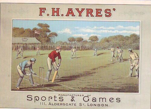F.H. Ayres - Sports & Games - 111, Alduscate St. London - D'apres Un Original De Robert Opie Collection - Ref 002 309