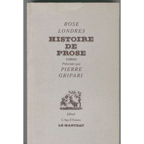 Histoire De Prose