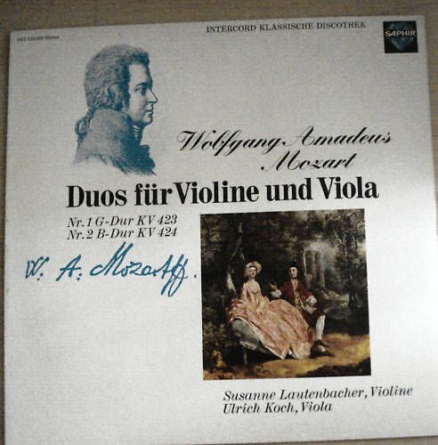 Duos Violon Alto 423 & 424 - Lautenbacher, Koch 1977