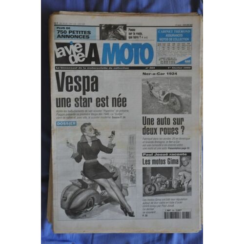 La Vie De La Moto  N° 264 : Dossier Vespa - Neracar 1924 - Motos Gima