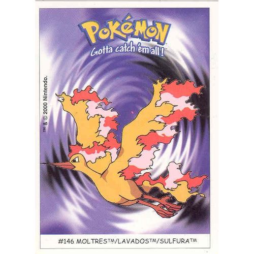 Sulfura (N°1463) Carte Pokémon Dunkin "Boomer" (Stickers)