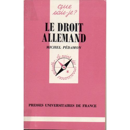 Le Droit Allemand