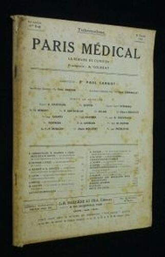 Tuberculose. Paris Médical. La Semaine Du Clinicien. 32e Année, N° 5-6, 10 Février 1942
