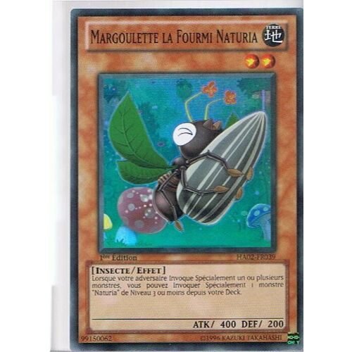 Margoulette La Fourmi Naturia - Yu-Gi-Oh! - Ha02-Fr039 - Sr
