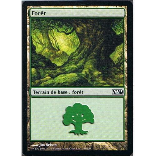 Forêt 249( Forest ) - Magic Mtg - M11  - C