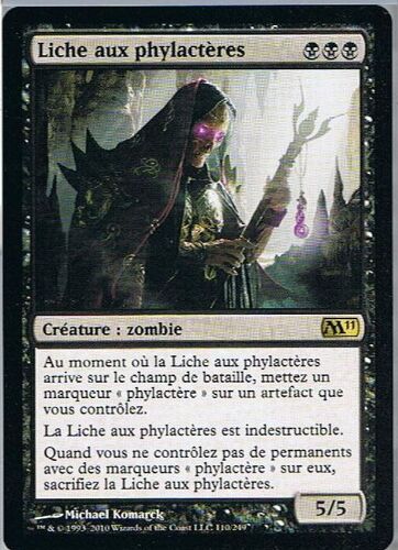 Foil Premium Liche Aux Phylactères - Magic Mtg - M11 - R