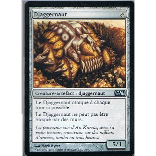 Djaggernaut ( Juggernaut ) - Magic Mtg - M11  - U