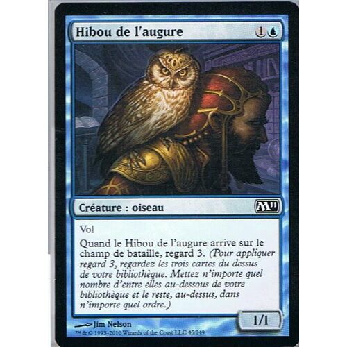 Hibou De L'augure ( Augury Owl ) - Magic Mtg - M11  - C