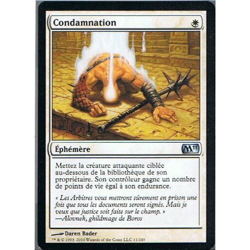 Condamnation ( Condemn ) - Magic Mtg - M11 - U