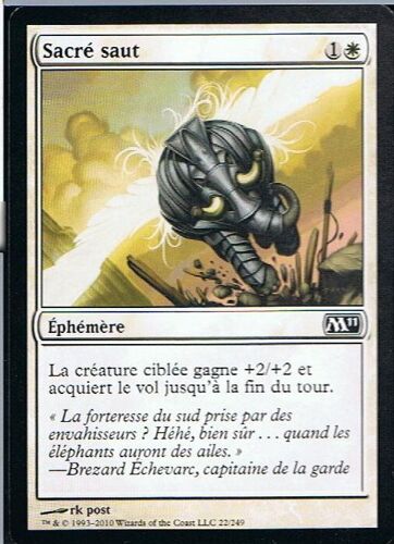 Sacré Saut ( Mighty Leap ) - Magic Mtg - M11  - C