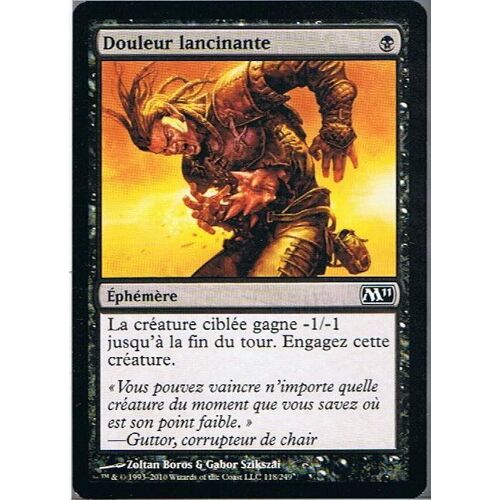 Douleur Lancinante ( Stabbing Pain ) - Magic Mtg - M11 - C