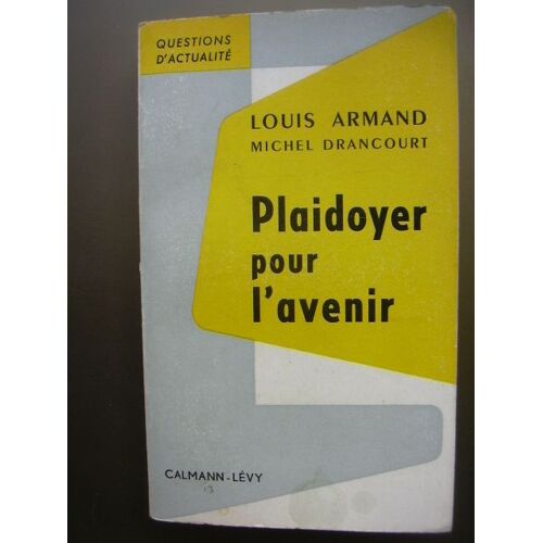 Plaidoyer Pour L'avenir