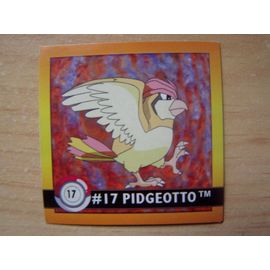 Carte Sticker Pokemon Artbox - #17 Pidgeotto - Série 1 - Gotta Catch'em All -1995-1996 - Us