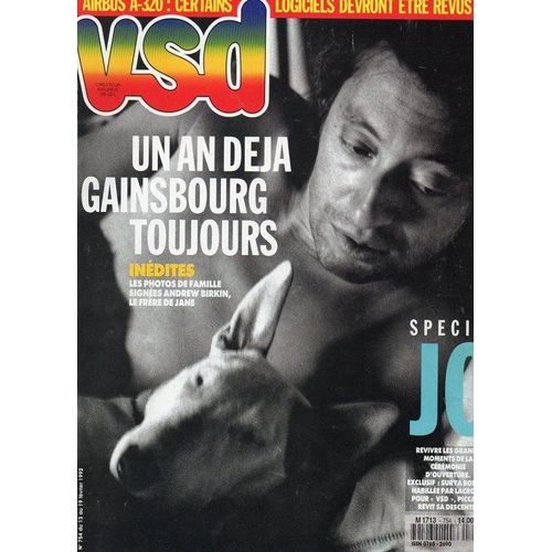 Vsd N° 754 : Un An Deja Gainsbourg  Toujours