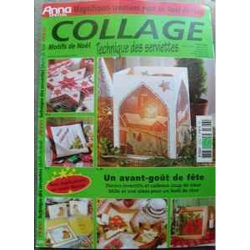 Anna Burda Hors-Série N° 1673 : Collage Techniques Des Serviettes / Motifs De Noêl