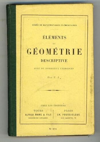 Eléments De Géométrie Descriptive Avec De Nombreux Exercices