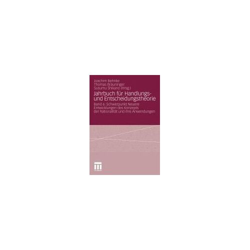 Jahrbuch Für Handlungs- Und Entscheidungstheorie